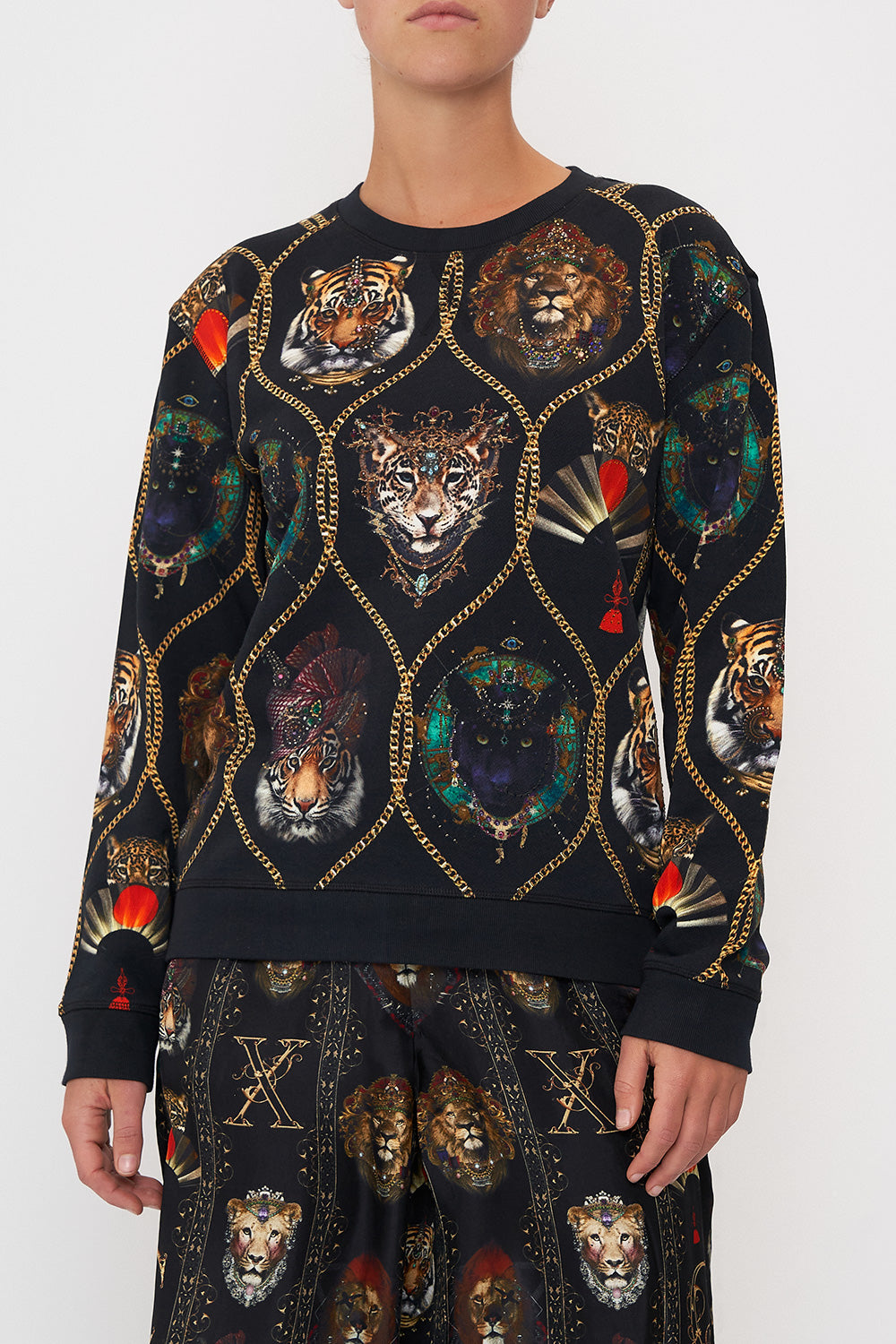 ROUND NECK SWEATER JAGGIS JEWELS