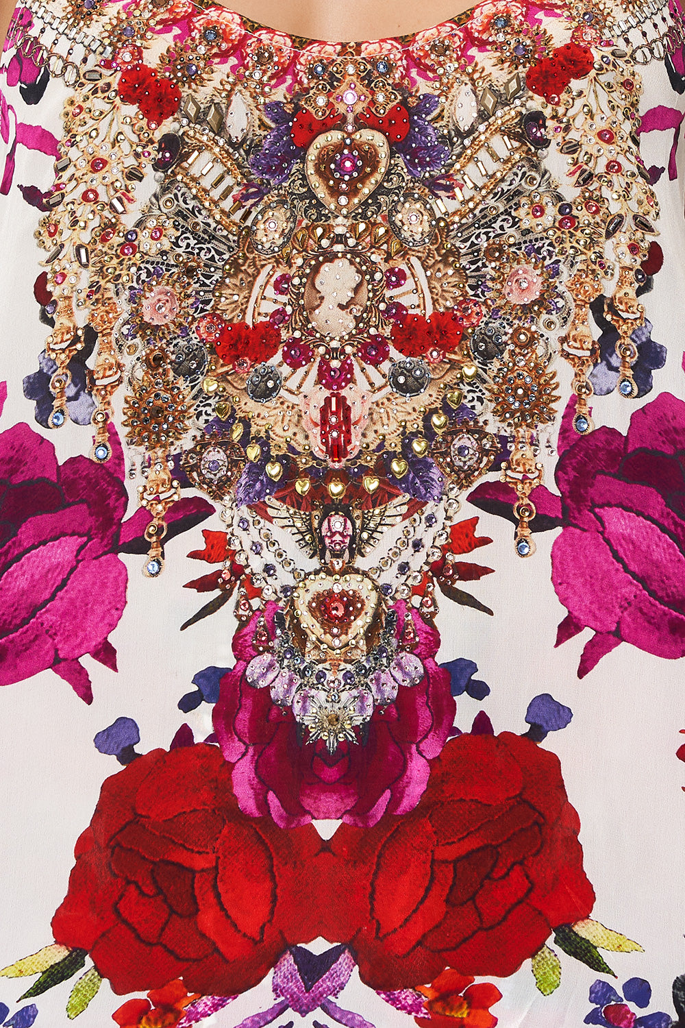 T BACK SHOESTRING TOP REIGN OF ROSES