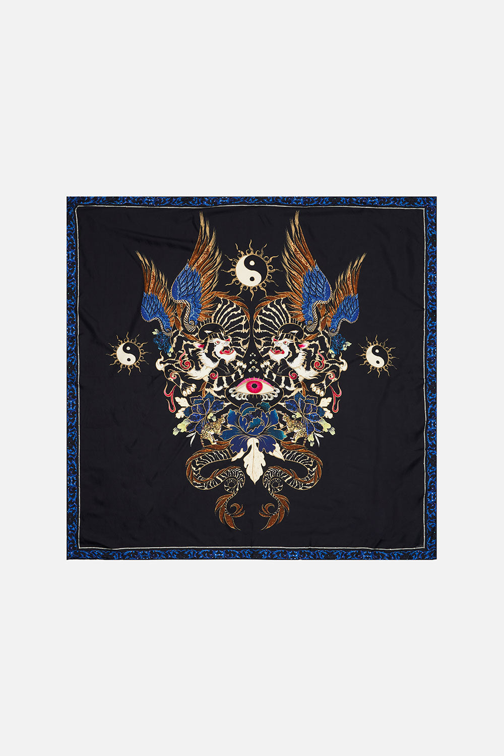 LARGE SQUARE SCARF DANCE OF THE DRAGON