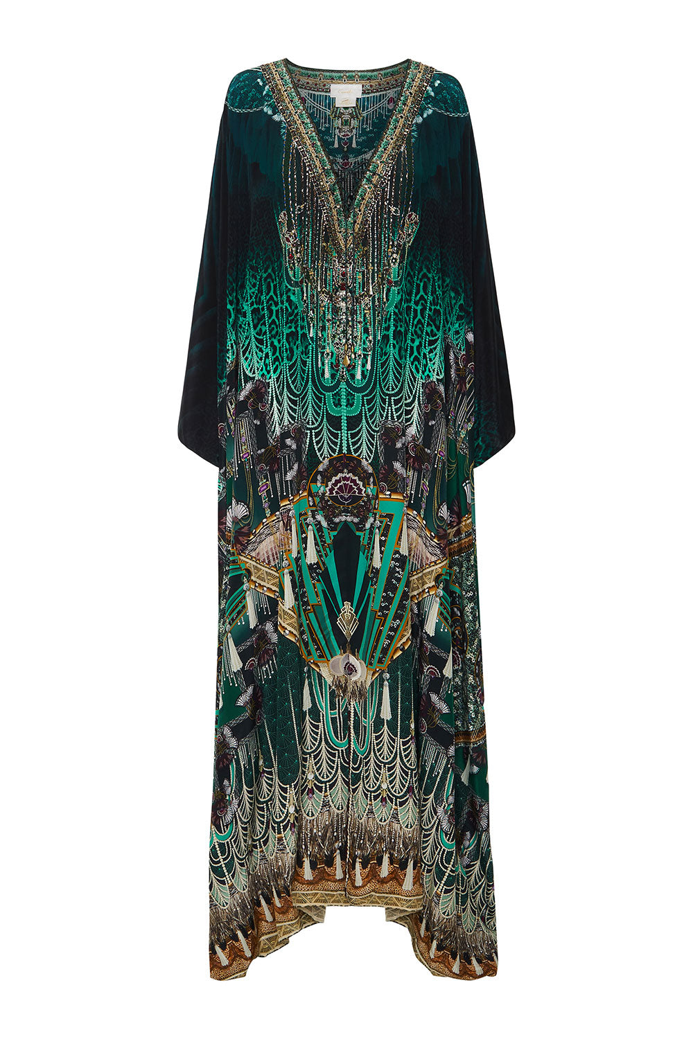 SPLIT HEM LACE UP KAFTAN FITZGERALDS FLAPPER