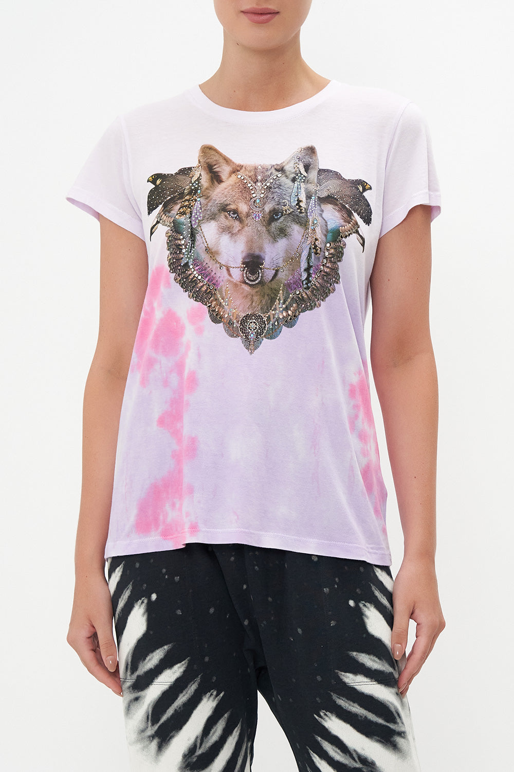 SLIM FIT  ROUND NECK T-SHIRT CALL OF THE FALCON