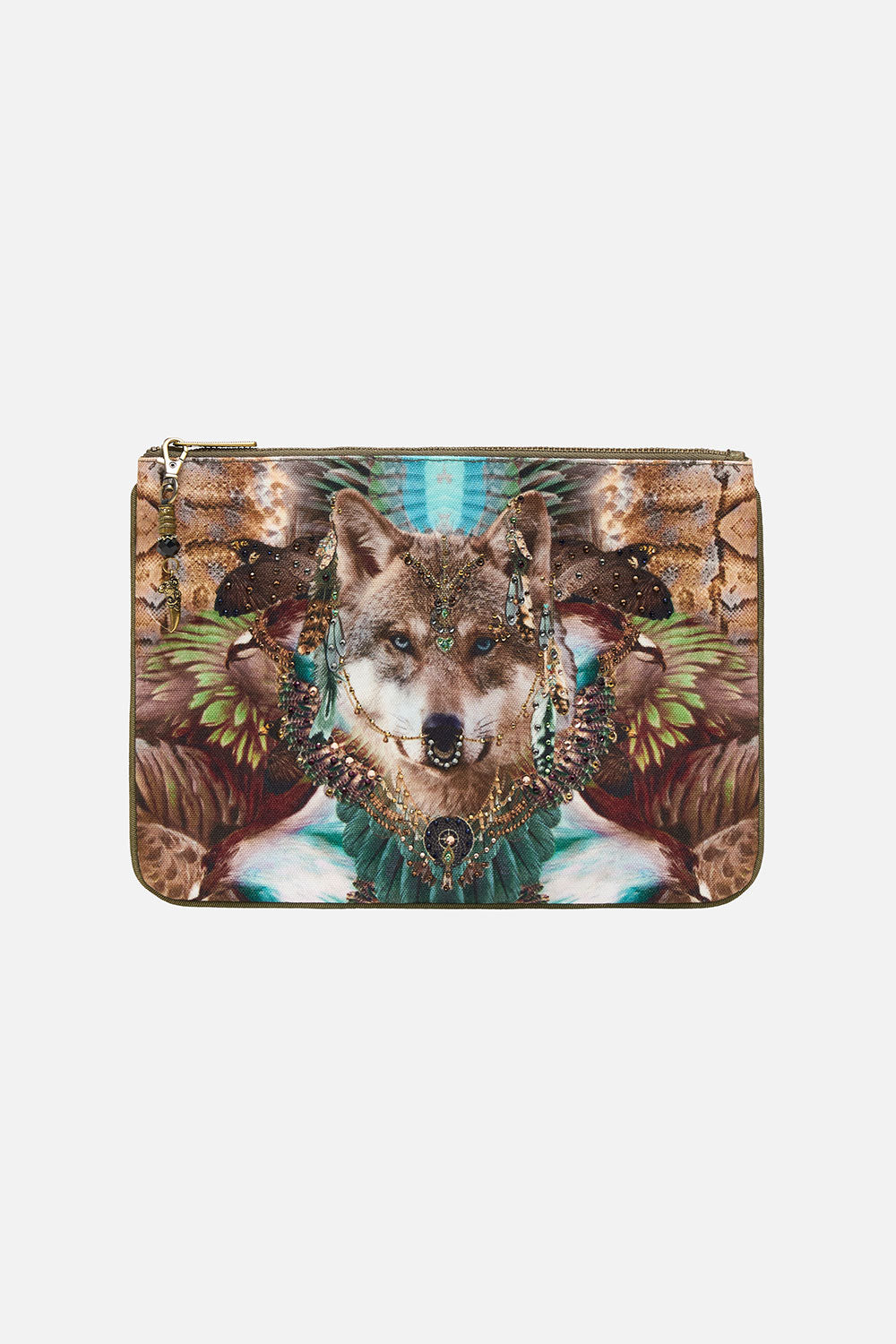 SMALL CANVAS CLUTCH CALL OF THE FALCON