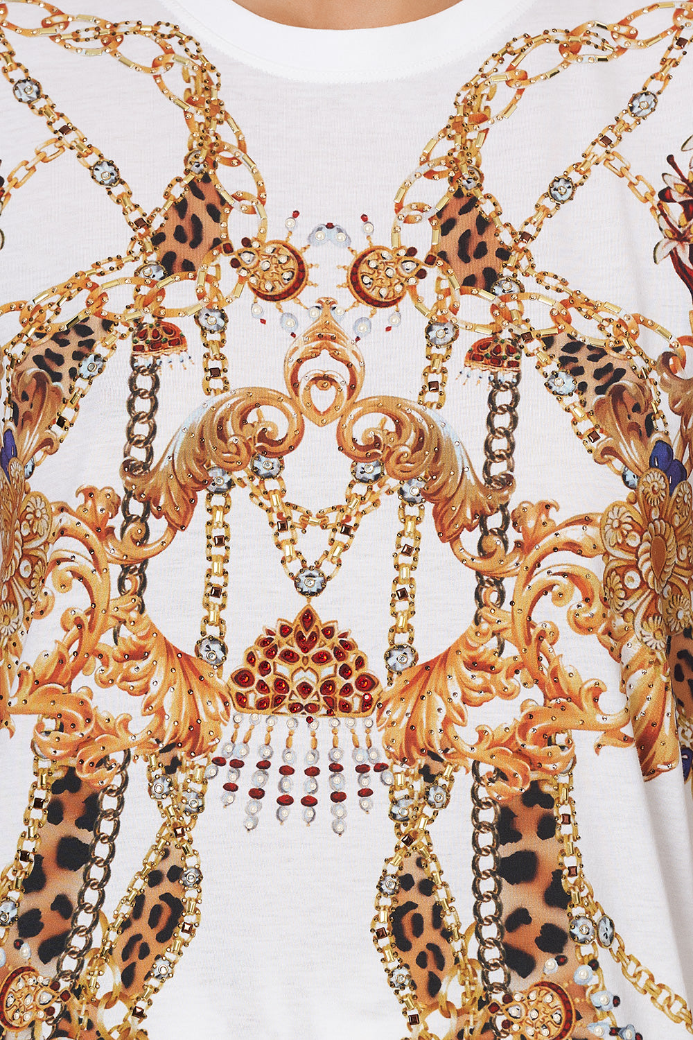 SLIM FIT ROUND NECK T-SHIRT REIGN SUPREME