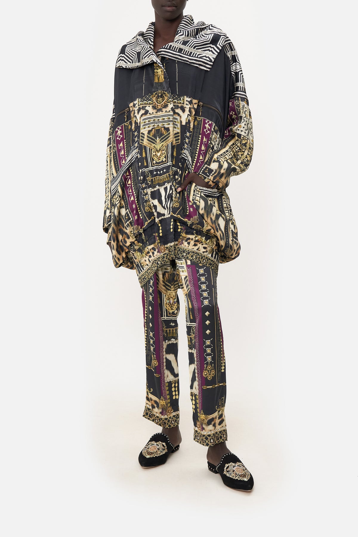 PARKA JACKET WITH RIB DESERT DREAMS