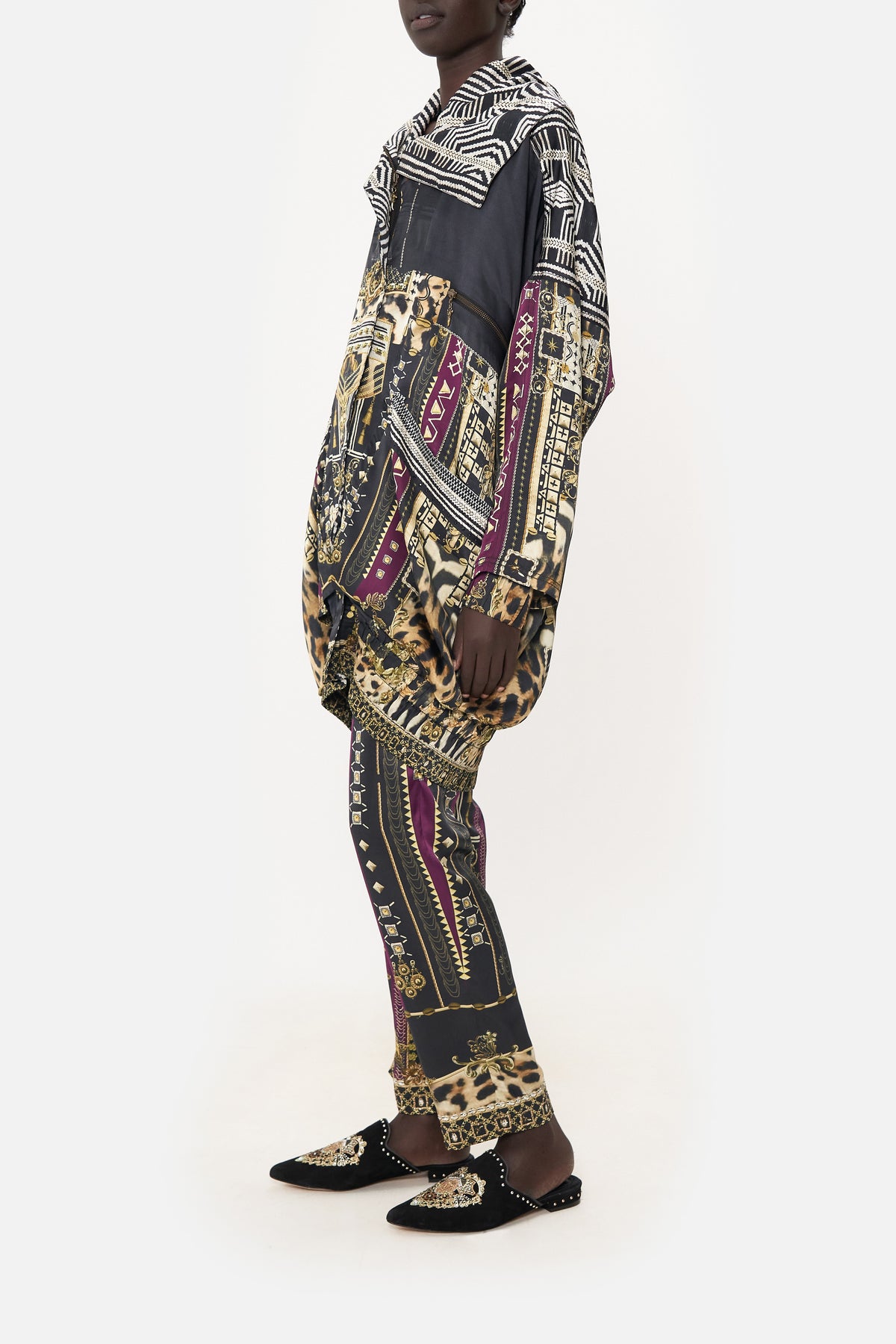 PARKA JACKET WITH RIB DESERT DREAMS