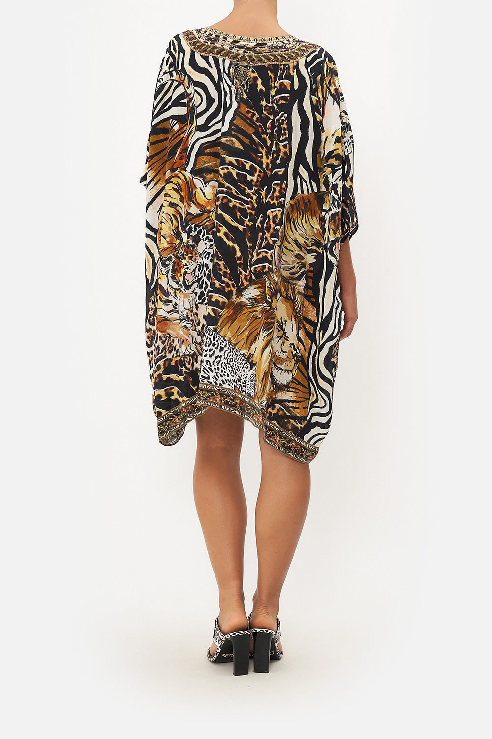 RECTANGULAR V NECK KAFTAN WHATS NEW PUSSYCAT