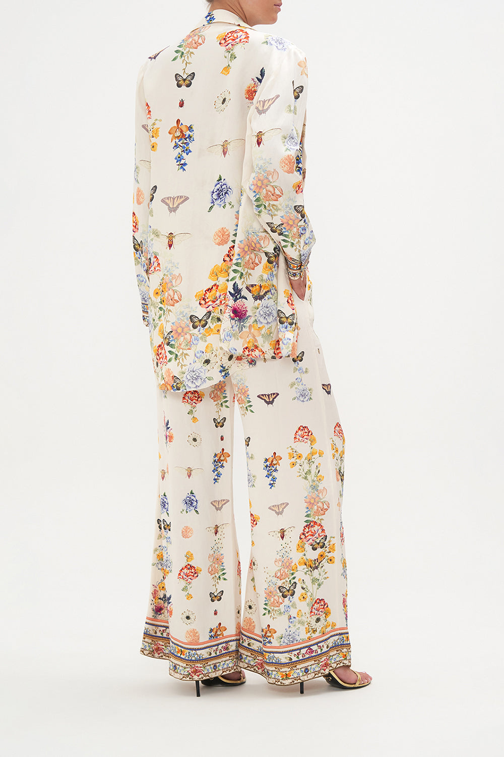 DOUBLE BREASTED SOFT JACKET QUEENS BEE HIVE