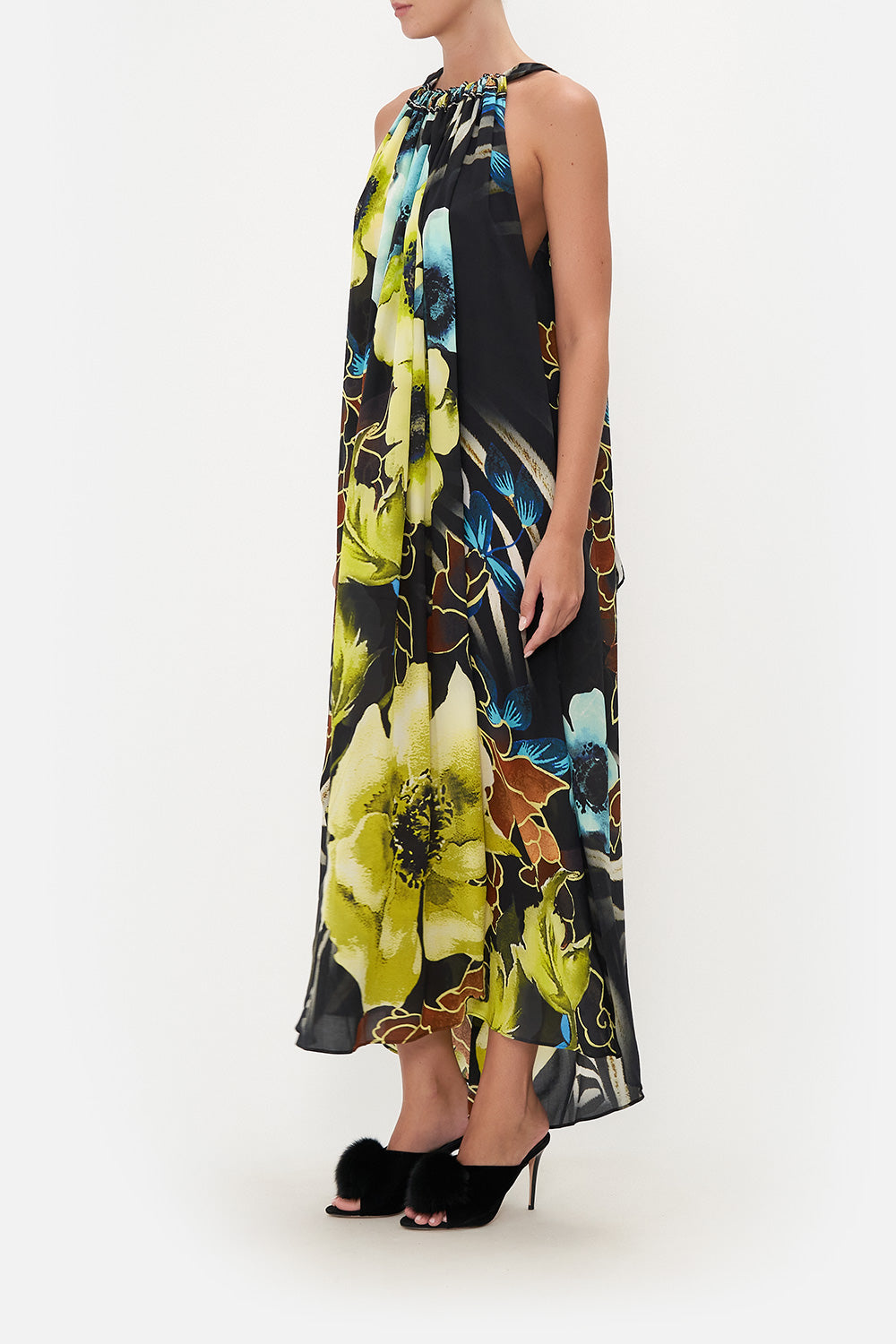 DRAWSTRING DRESS POPPY DIVINE