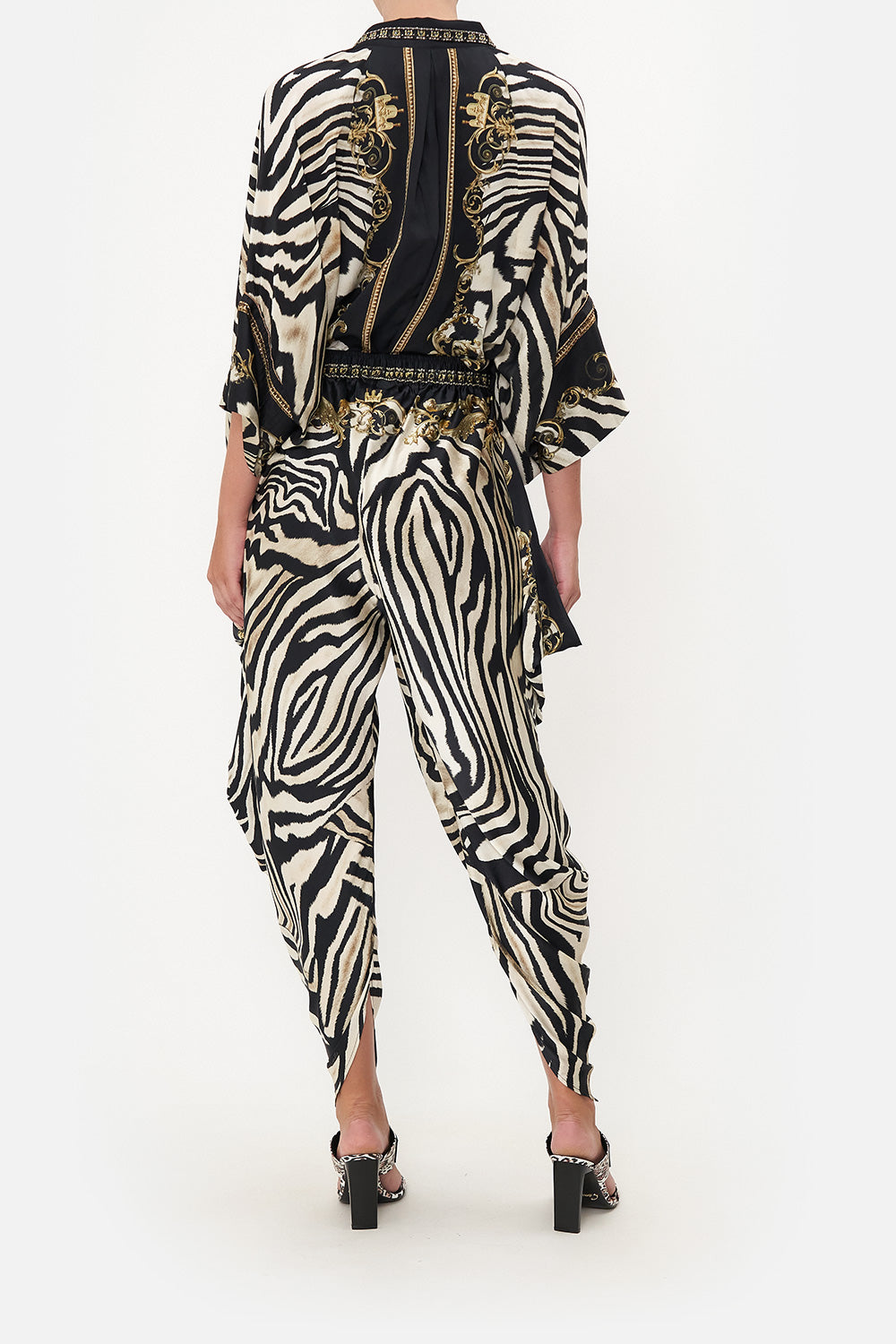 DRAPED SIDE PANT EARN YOUR STRIPES