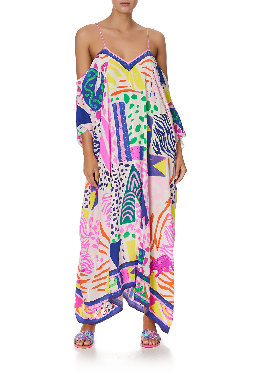 SHOESTRING STRAP KAFTAN BONZA BABE