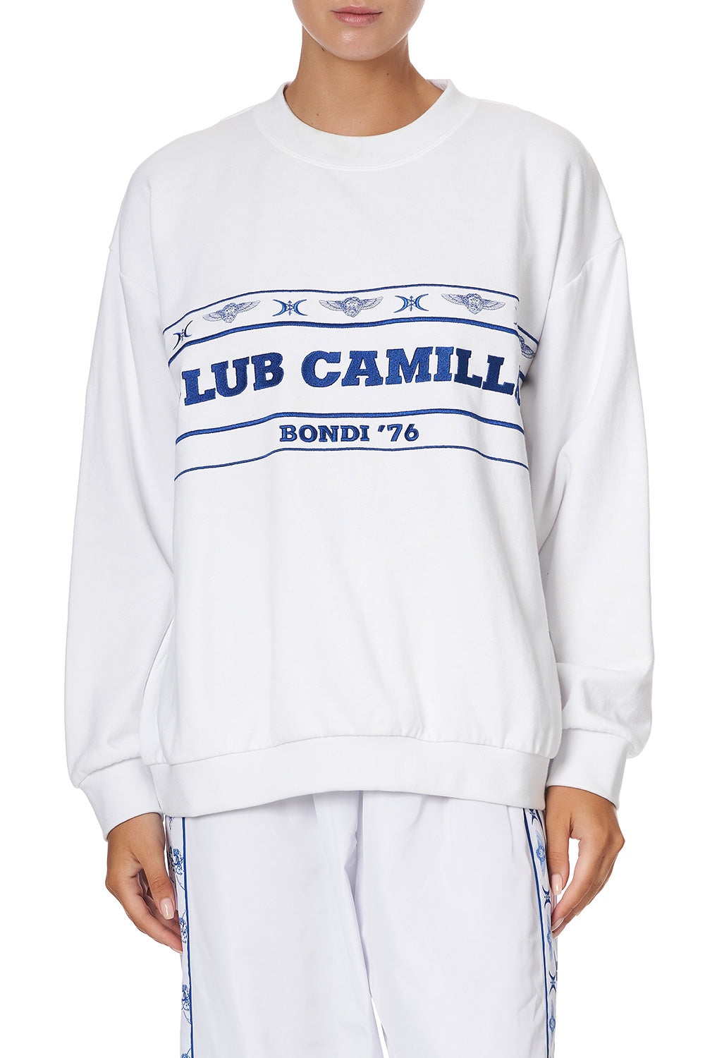 OVERSIZED SWEAT WITH CONTRAST STRIPE NIERIKA