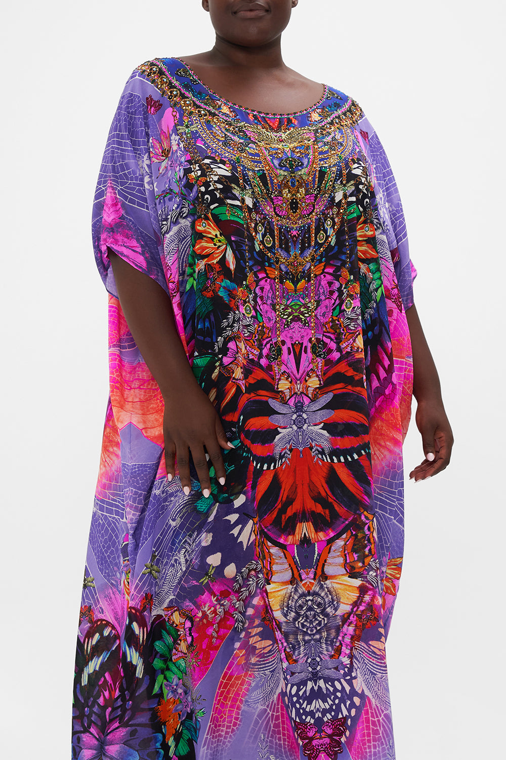 ROUND NECK KAFTAN INDIRA