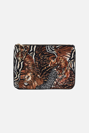 SMALL CANVAS CLUTCH WHATS NEW PUSSYCAT