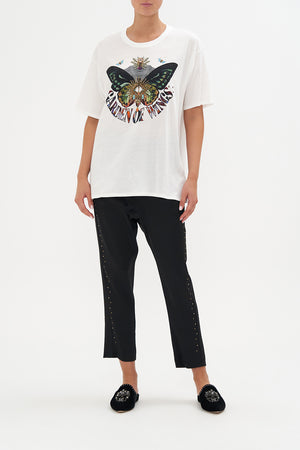 OVERSIZE BAND TEE FLUTTER BY