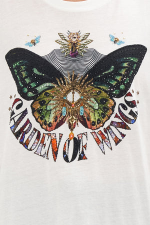 OVERSIZE BAND TEE FLUTTER BY