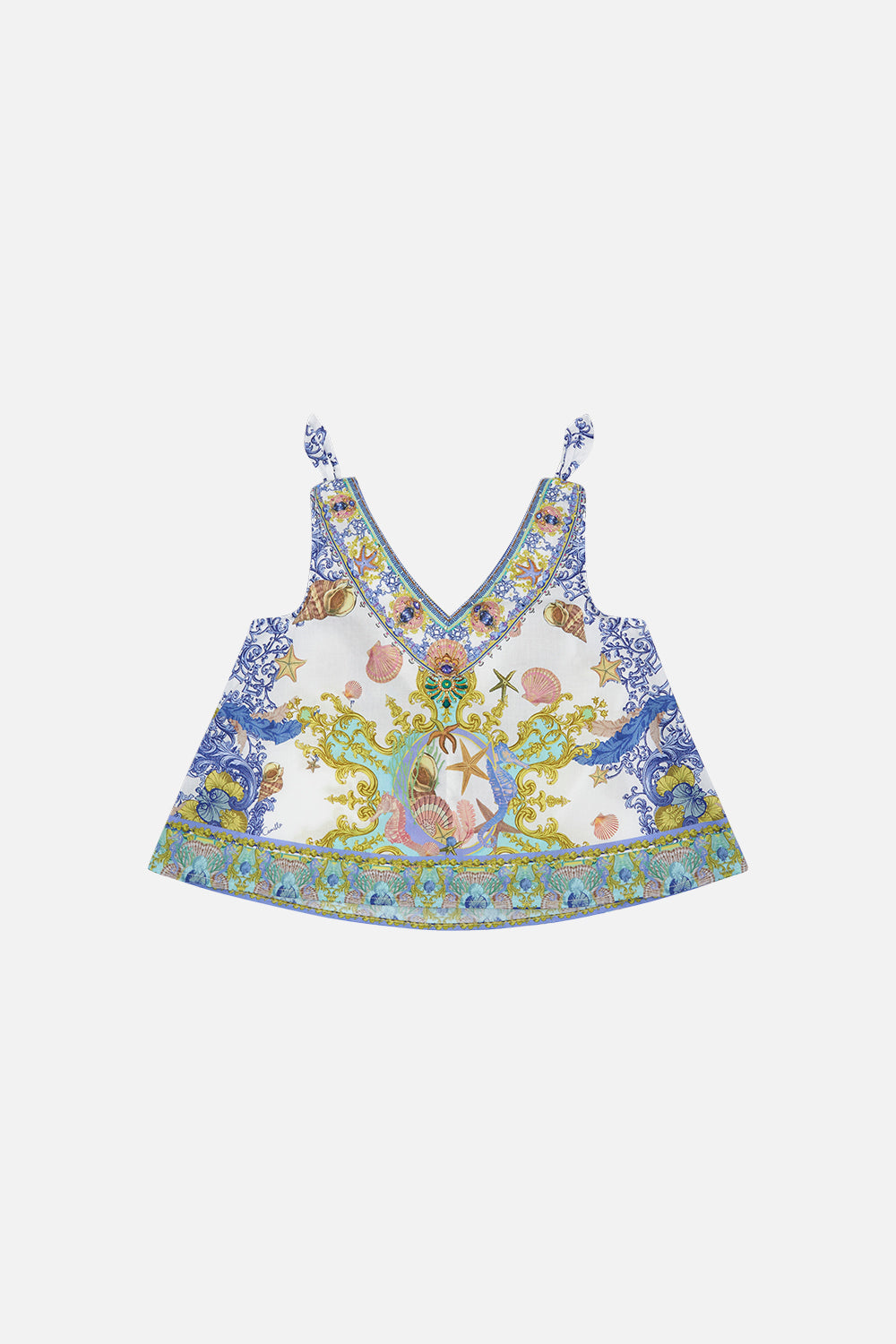 KIDS TIE SHOULDER TOP 12-14 STAR OF THE SEA