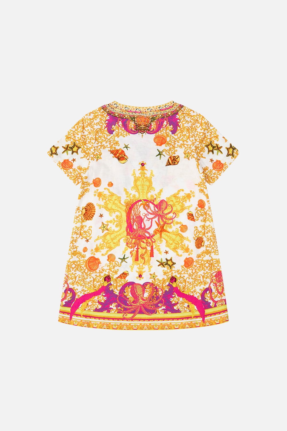 KIDS T-SHIRT DRESS 4-10 SQUID SQUAD