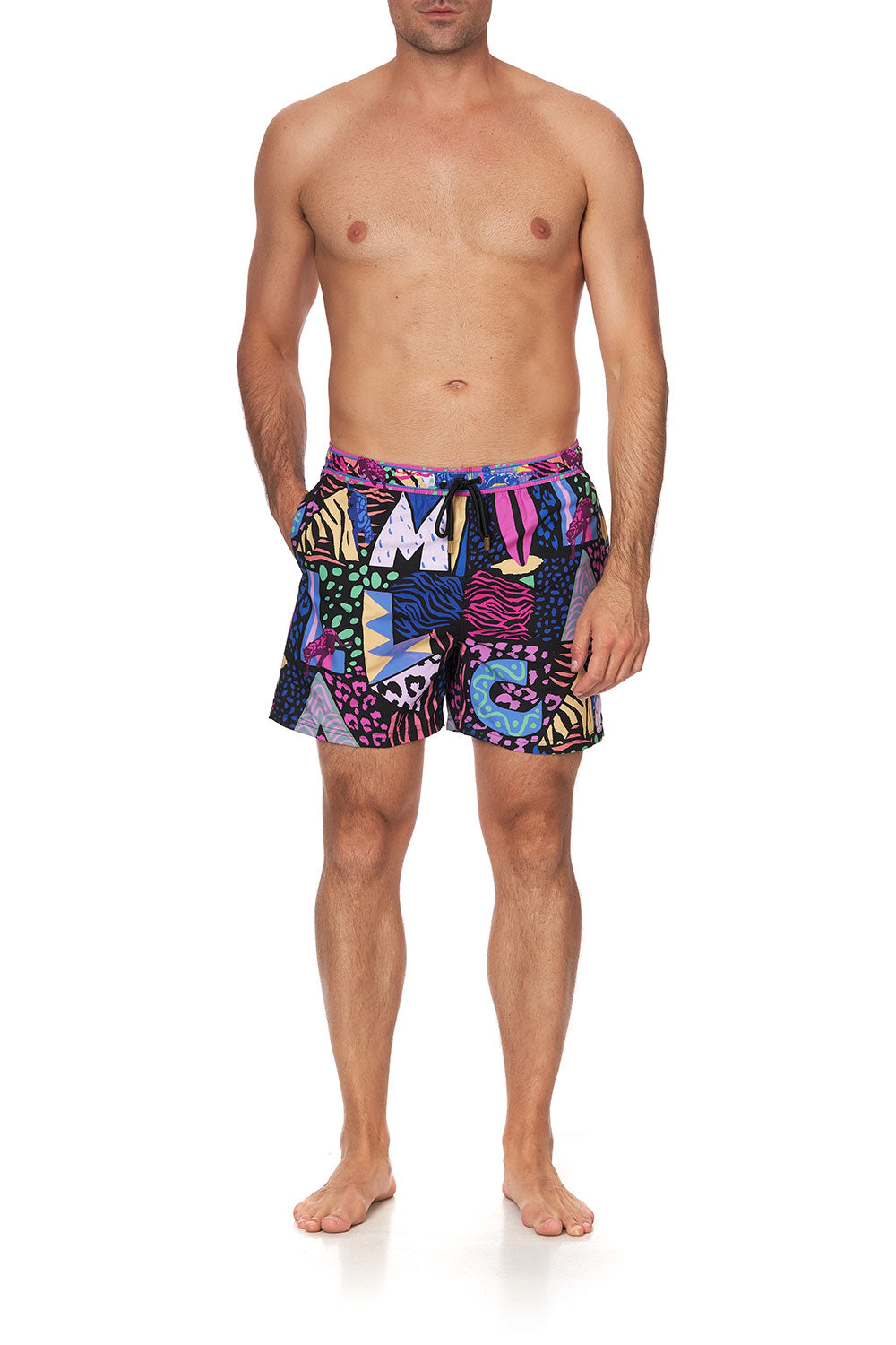 ELASTIC WAIST BOARDSHORT FAIR LADYS DINKUM