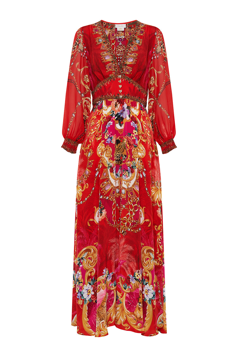 BUTTON DRESS WITH SHAPED WAISTBAND PRIMA DONNA