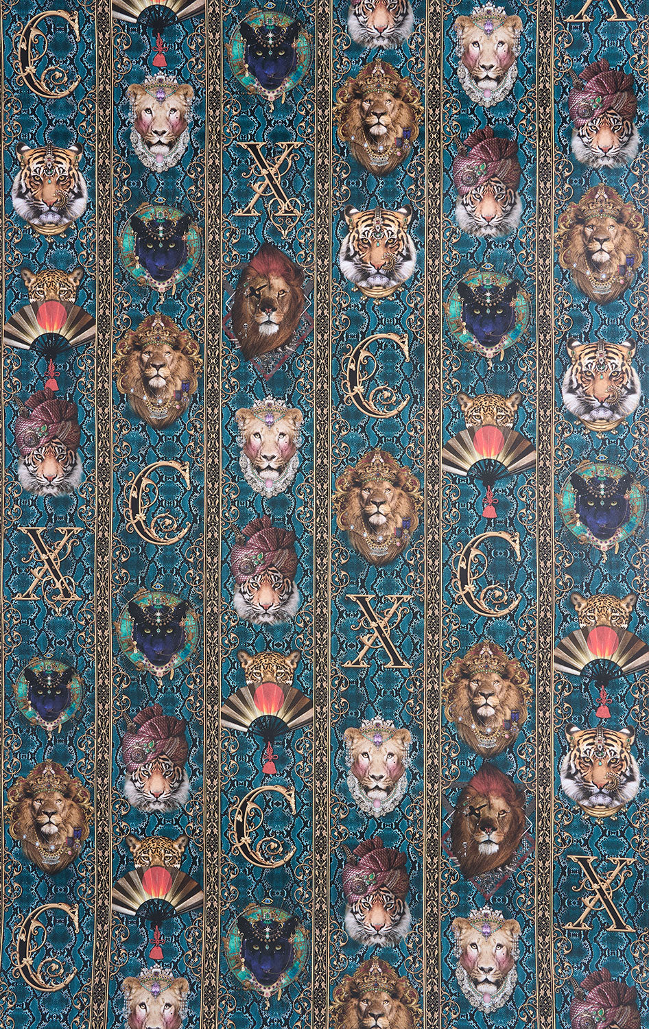 The CAMILLA WALLPAPER HEADS WILL ROLL