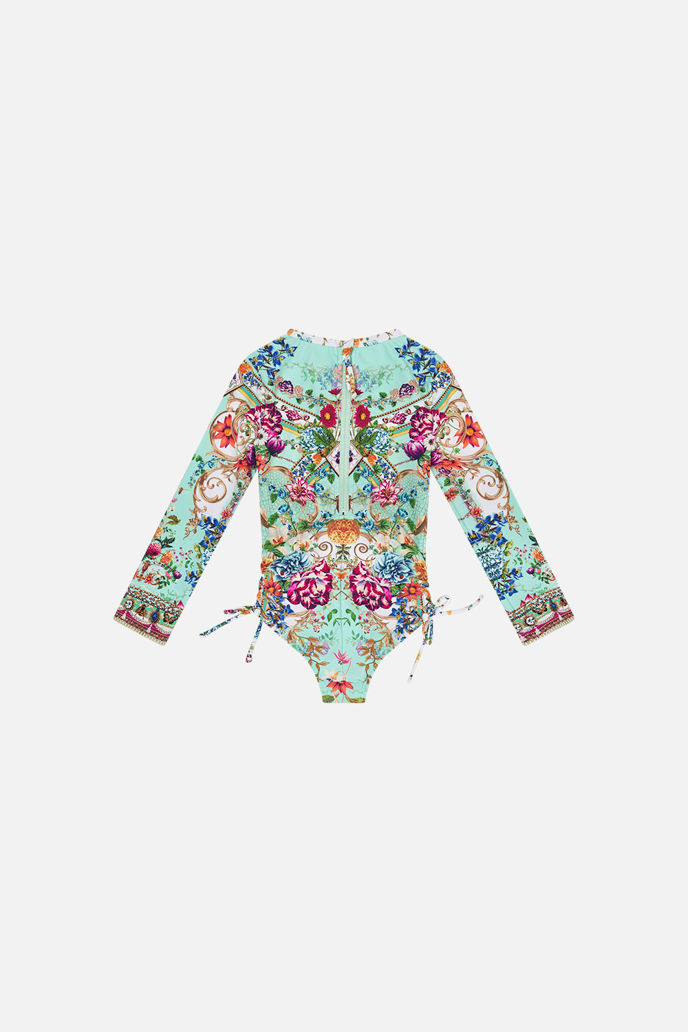 KIDS RUCHED SIDE PADDLESUIT 12-14 HONEY HONEY