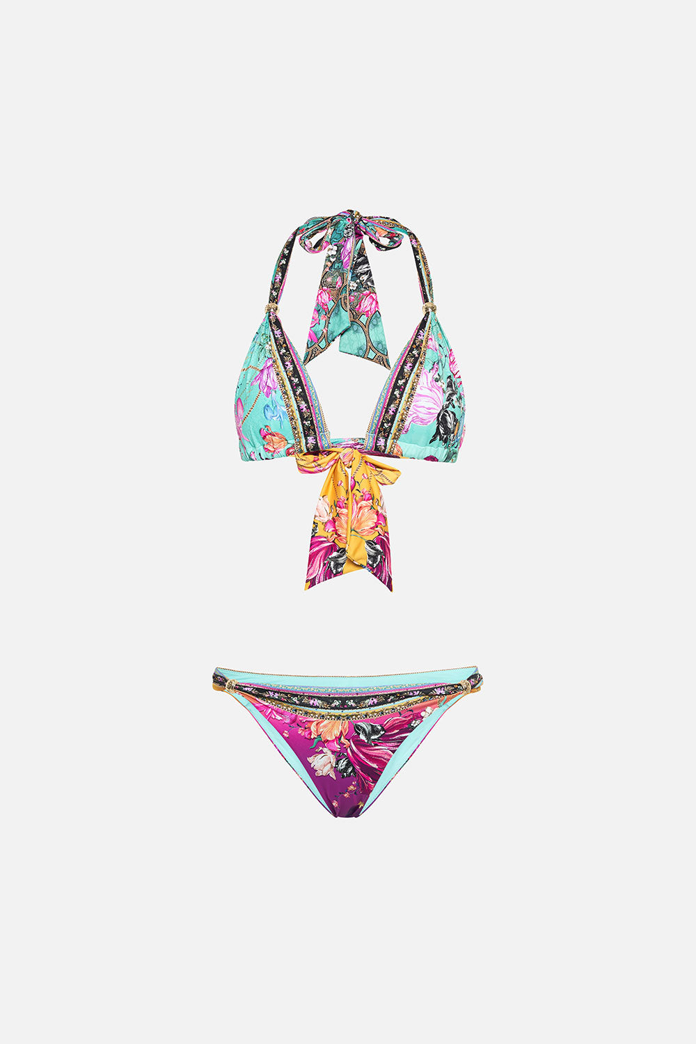 SOFT TIE BIKINI WITH TRIM VIPER ROOM
