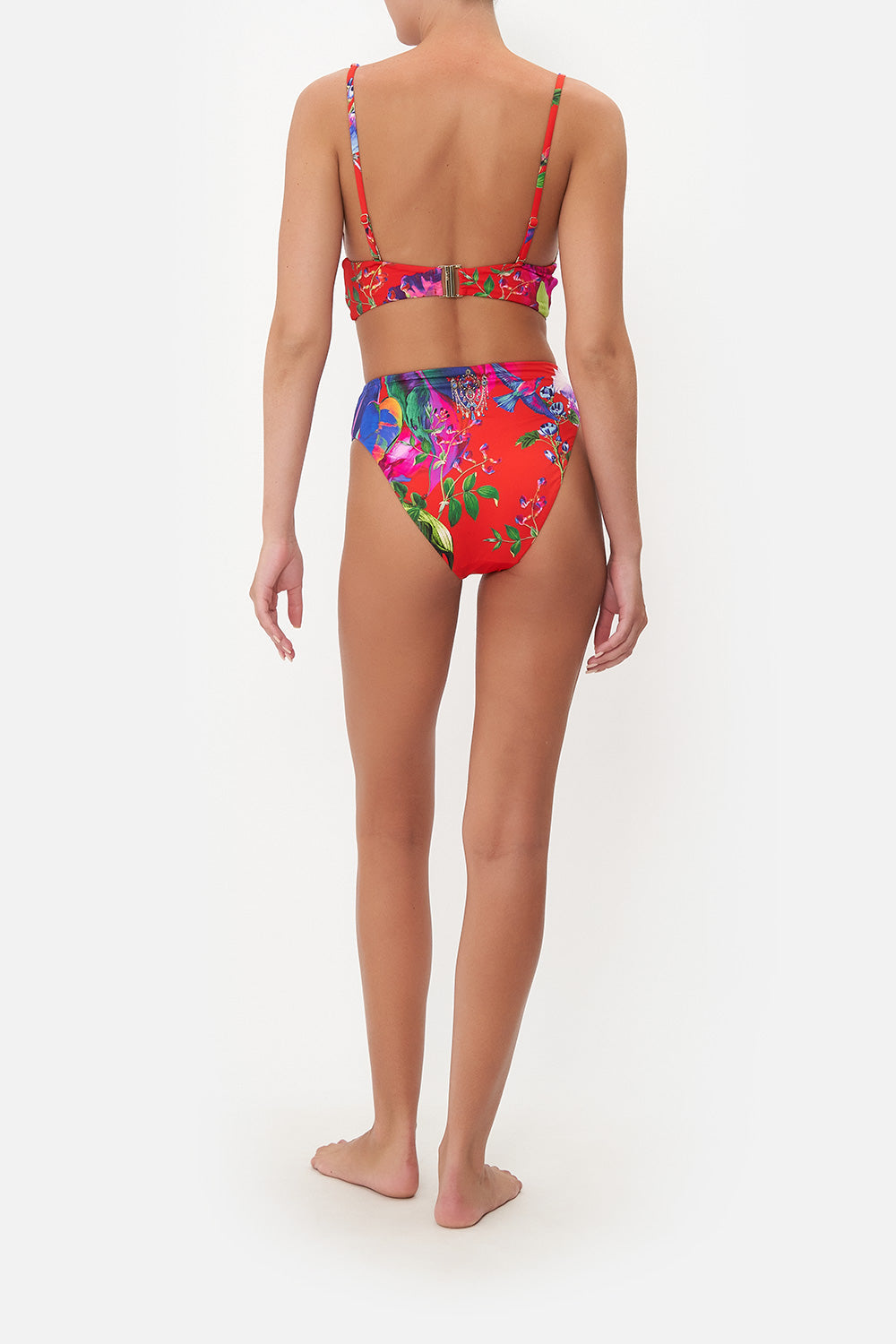 HIGH WAIST HIGH LEG PANT BIRDS OF A FEATHER