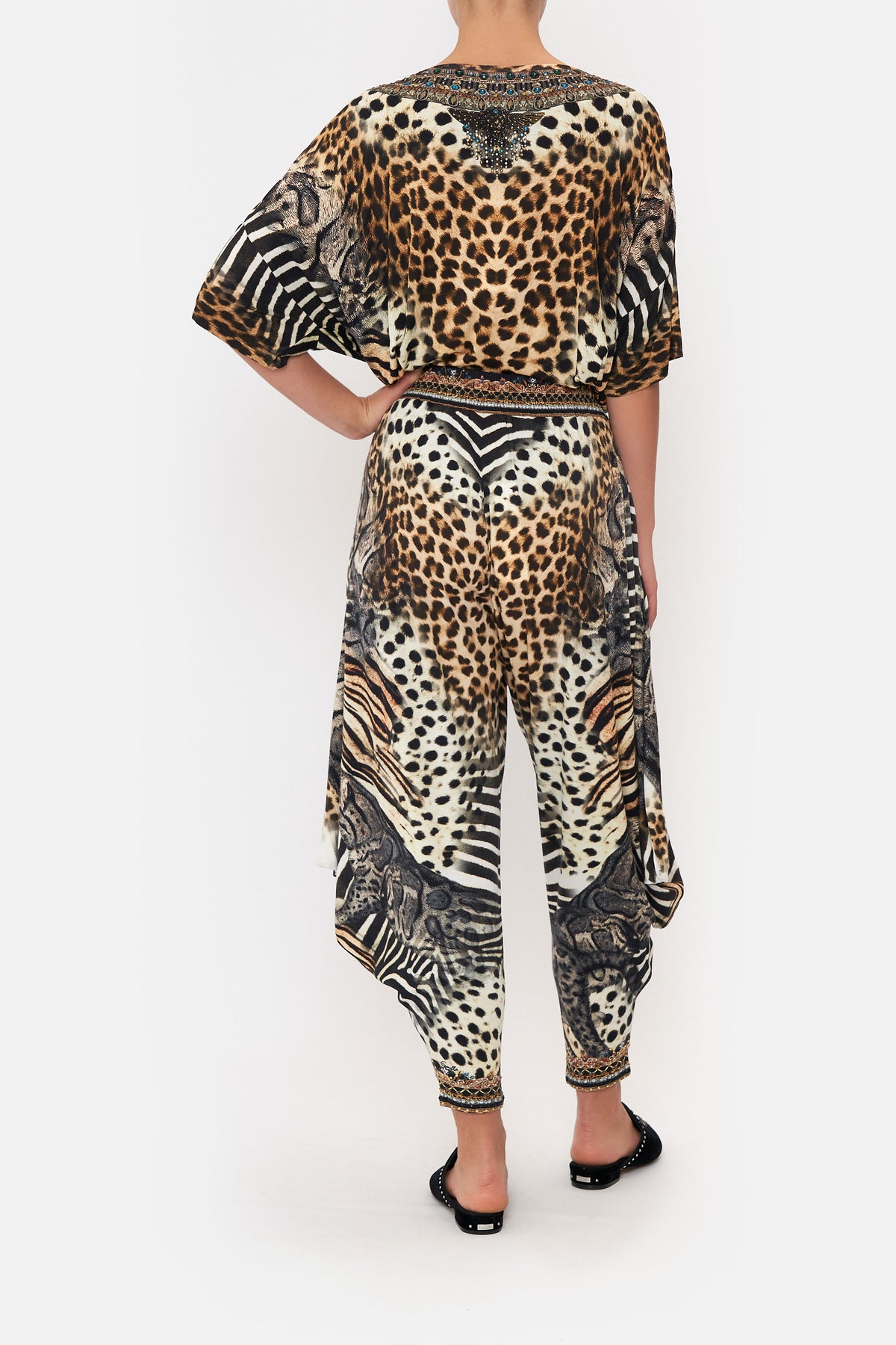 JERSEY DRAPE PANT WITH POCKET FOR THE LOVE OF LEO