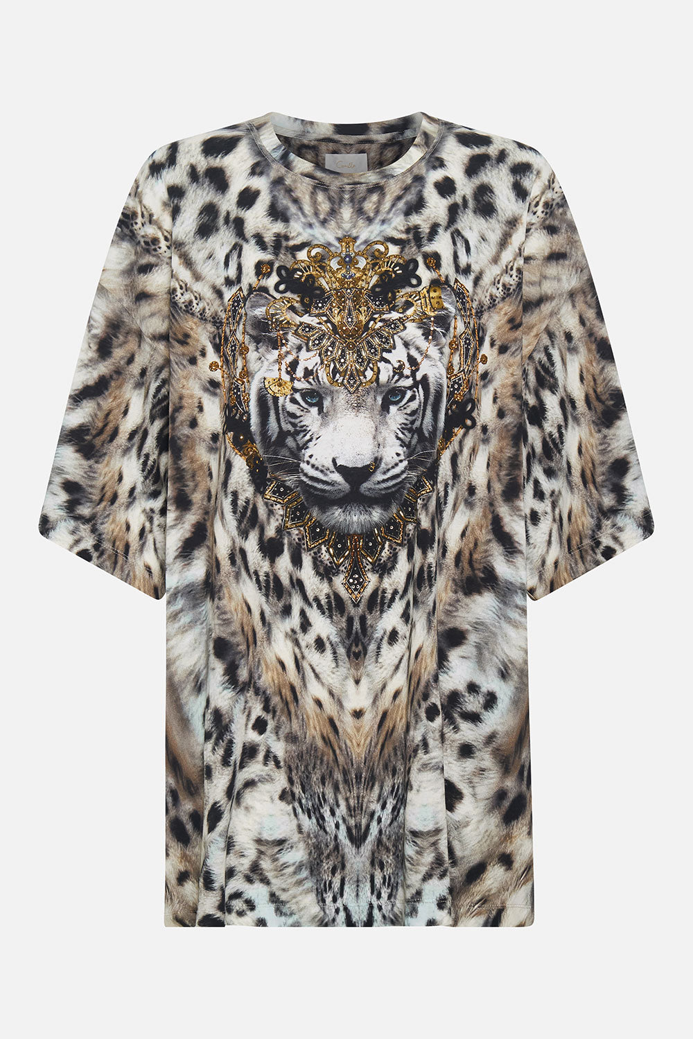 SUPER OVERSIZED TEE SNOW WHISPERS LOUNGE