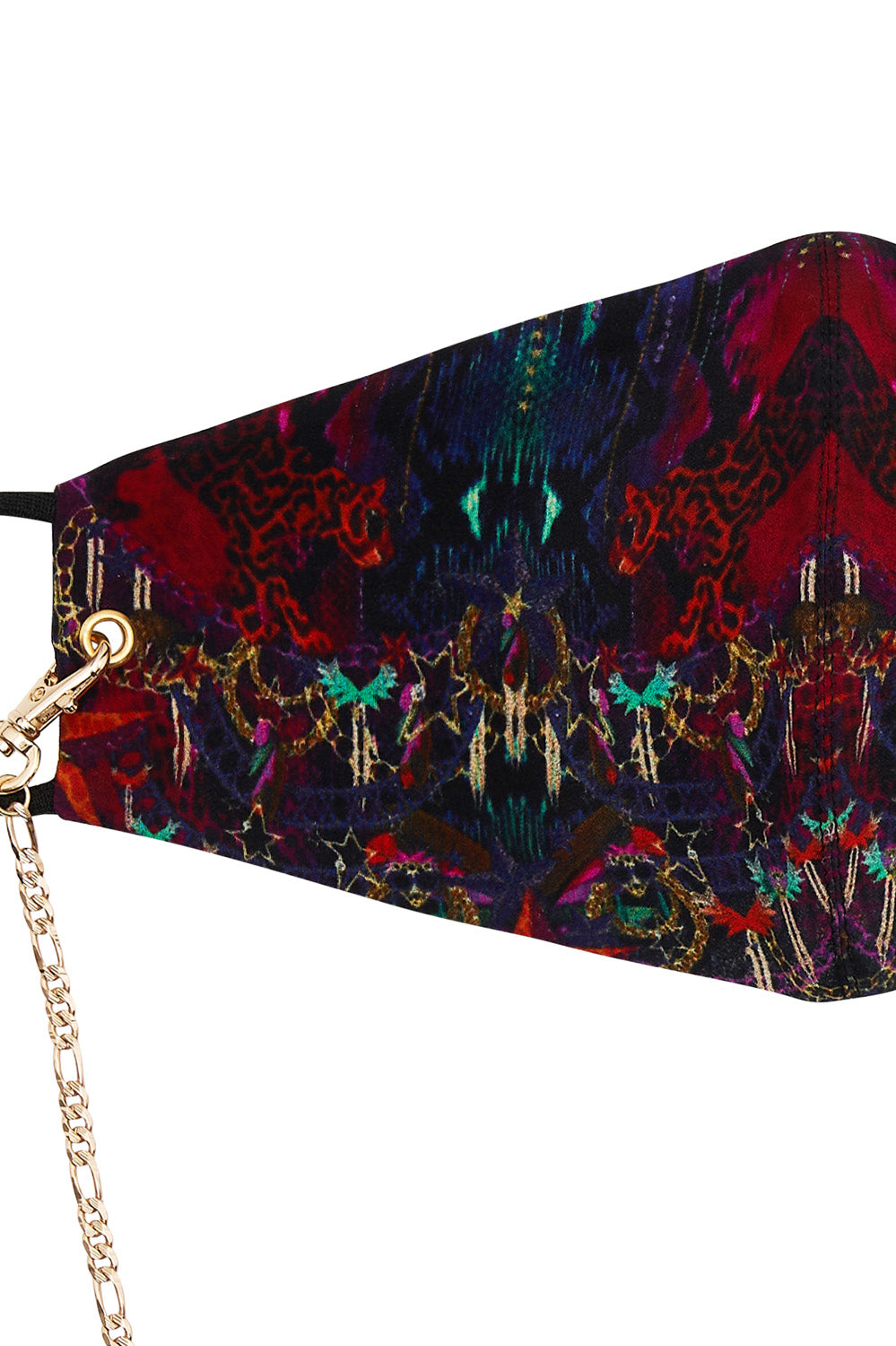 FACE MASK COVER WITH CHAIN ROCKET WOMAN