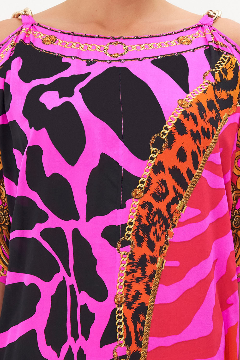 SLIM KAFTAN WITH HARDWARE ALWAYS CHANGE YOUR SPOTS