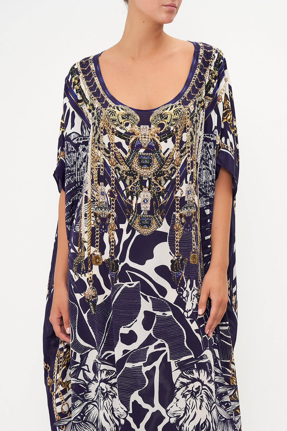 ROUND NECK KAFTAN WHERES YOUR HEAD AT