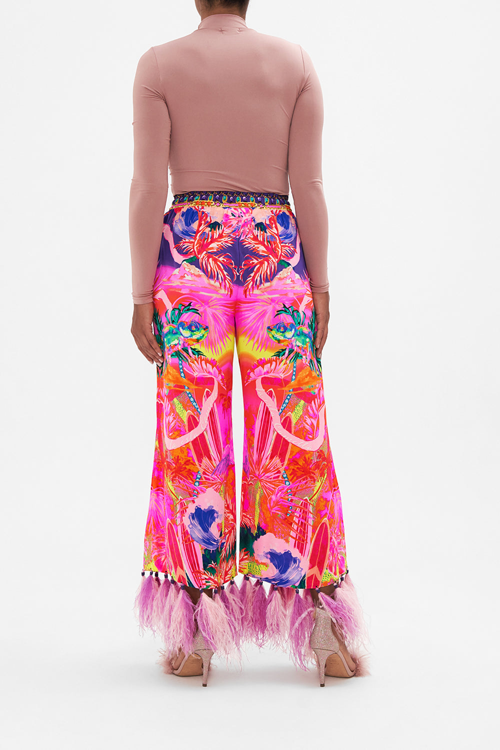 CROPPED LOUNGE PANT FLIGHT OF THE FLAMINGO