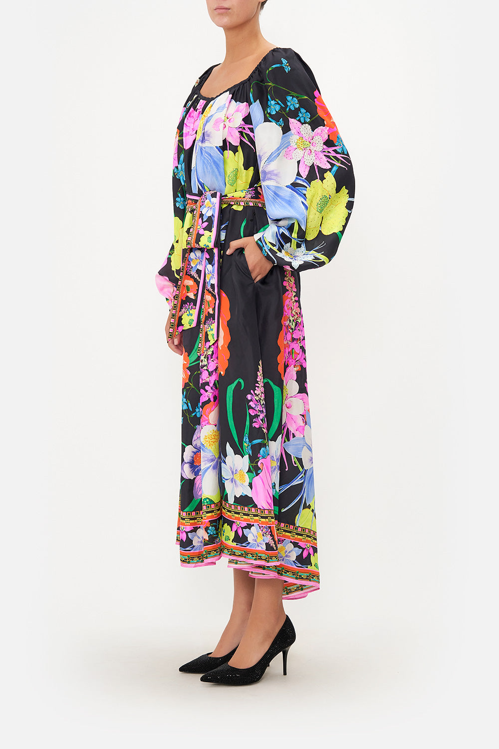 Gathered Flared Dress, Away With The Fairies | CAMILLA AU CAMILLA Gathered Flared Dress, Away With The Fairies | CAMILLA AU CAMILLA