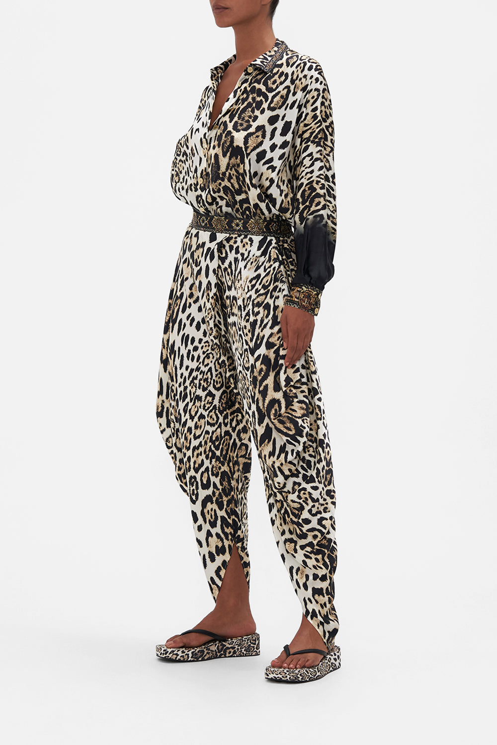 DRAPED SIDE PANT COOL FOR CATS