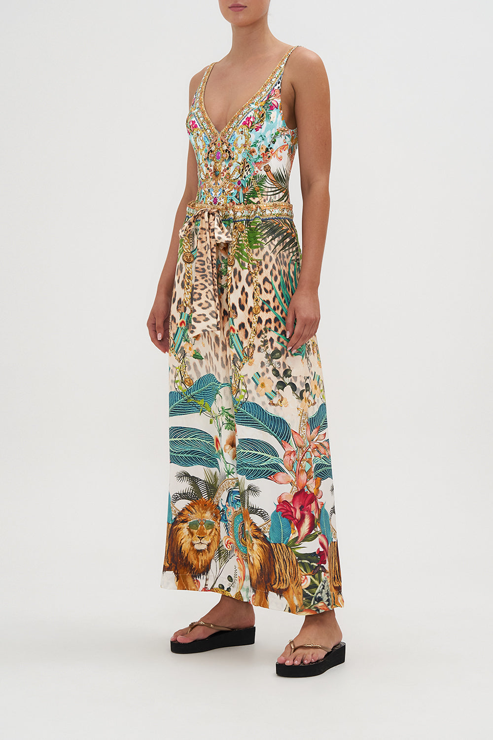 LOUNGE TROUSER WITH WAIST TIE ROYALTY LOYALTY