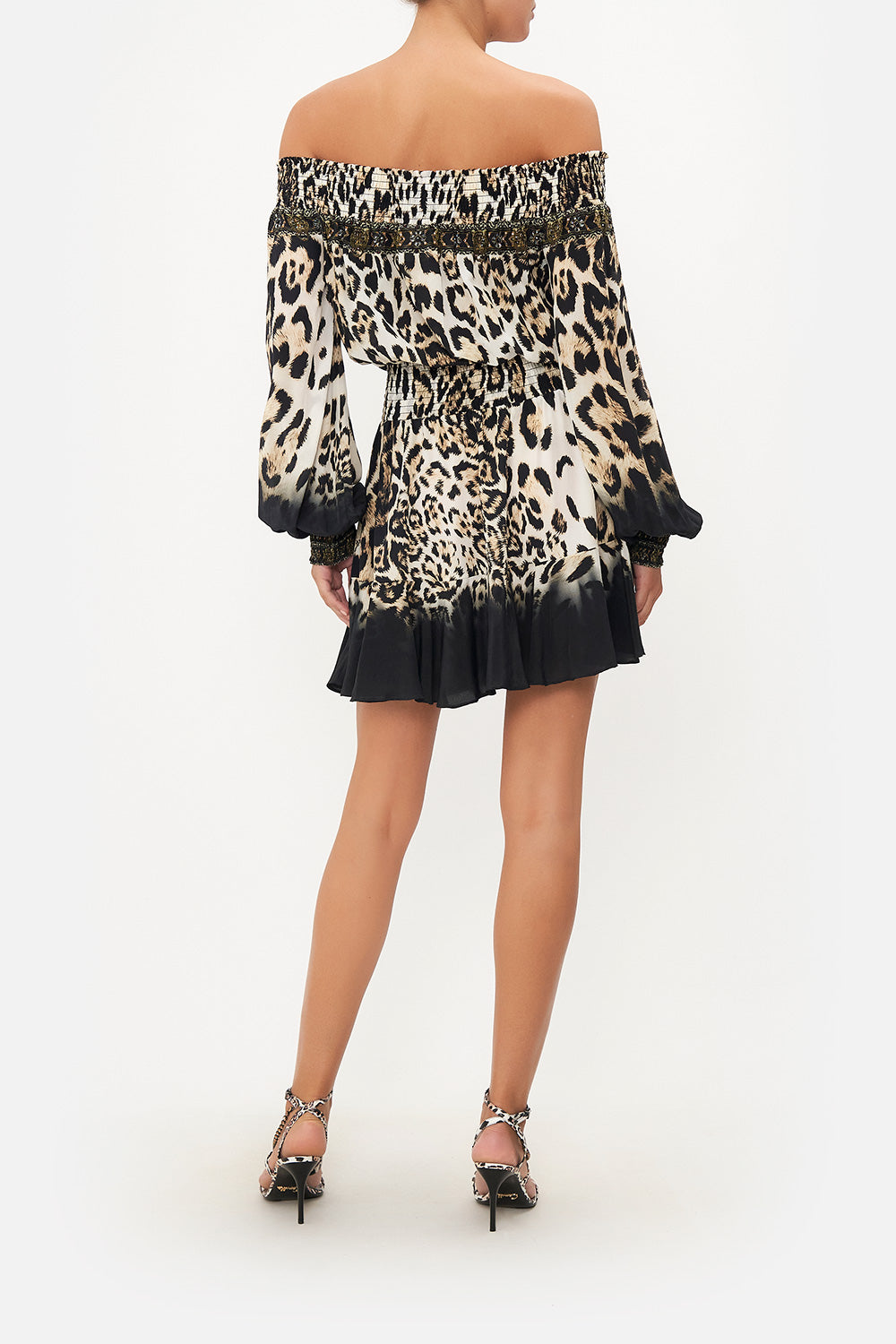 OFF SHOULDER SHORT DRESS COOL FOR CATS