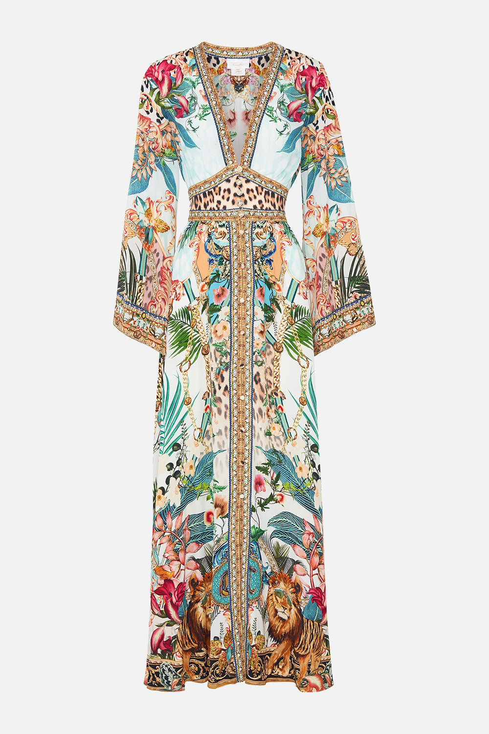 Kimono Sleeve Dress With Shirring Detail| CAMILLA AU – CAMILLA