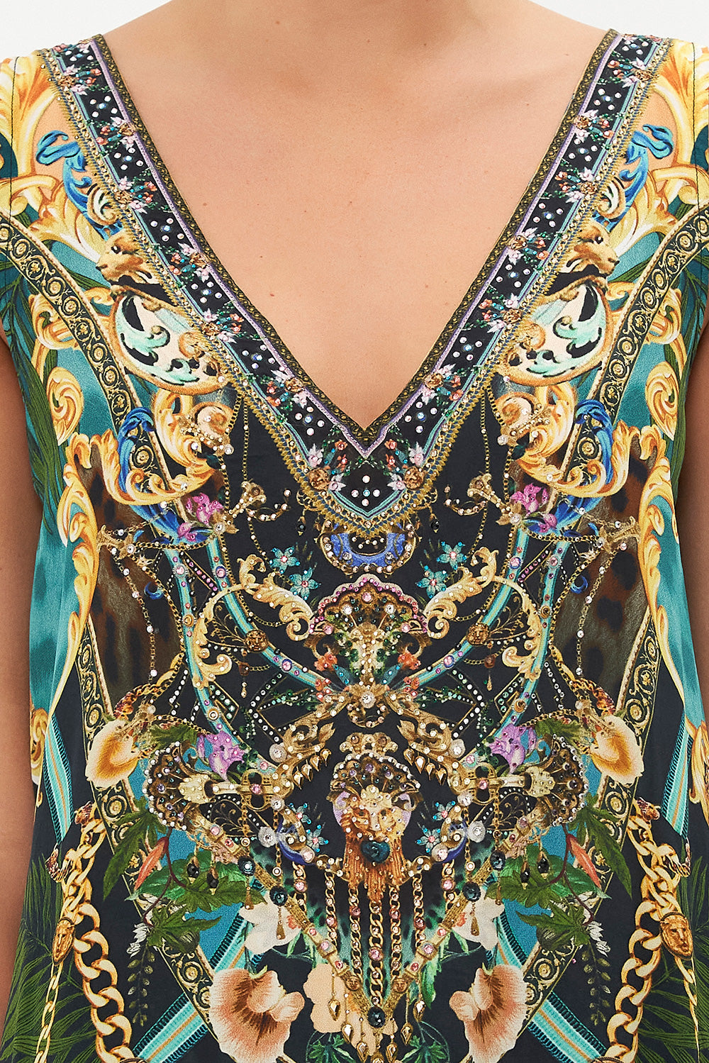 HIGH LOW CROSS OVERLAY TOP FEARLESS FELIS