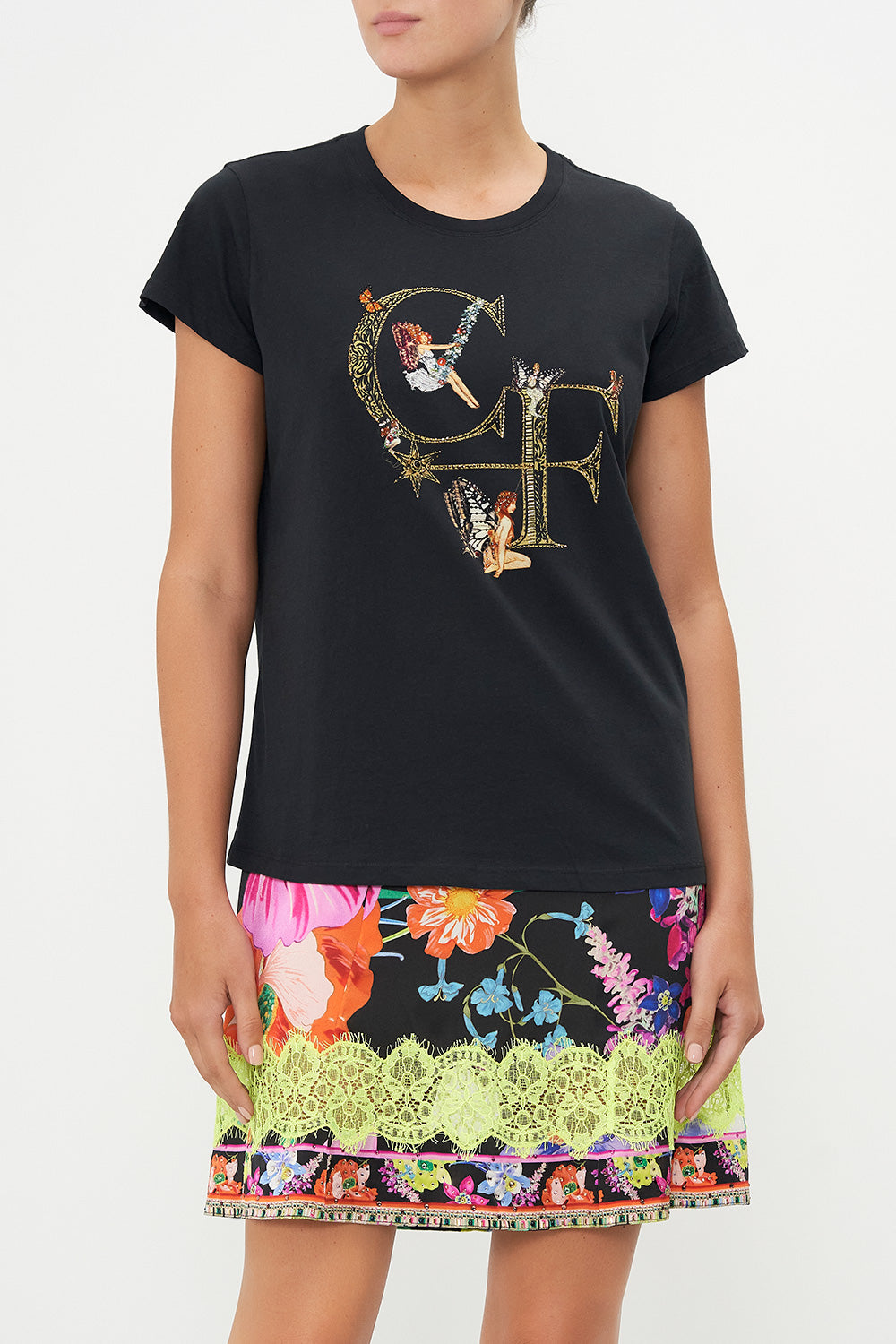 SLIM FIT  ROUND NECK T-SHIRT TO CATCH A SPIDER