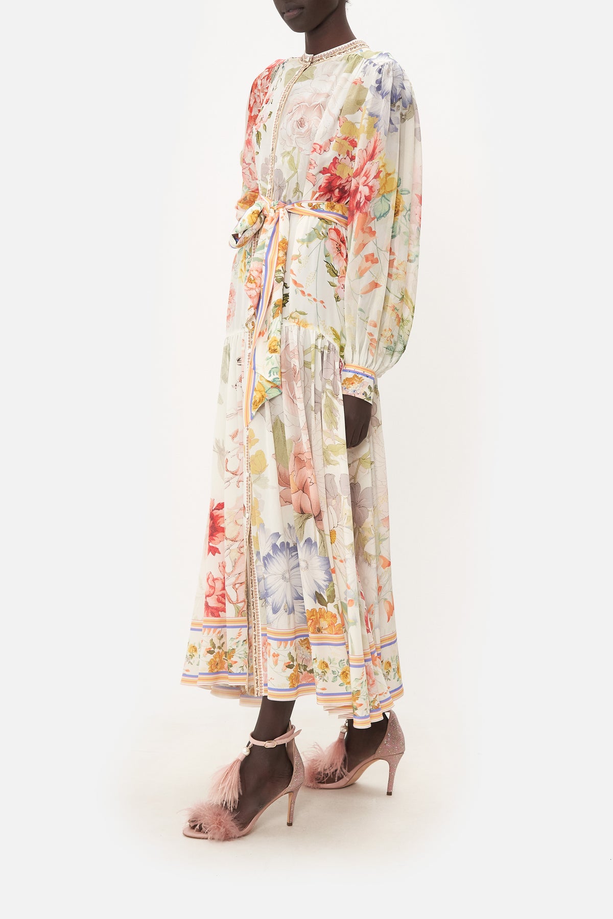 BUTTON THROUGH DRESS WITH YOKE ROMANTIC RITES