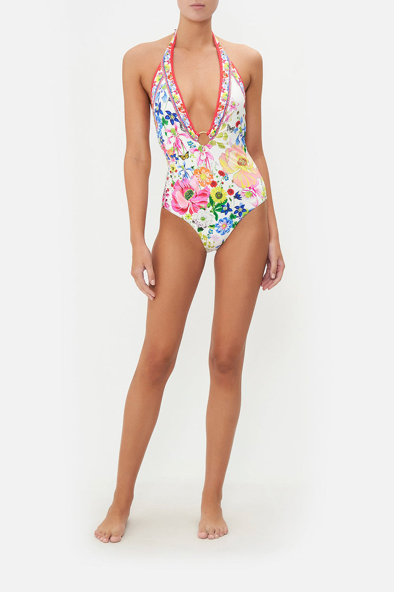 TIE BACK V-NECK ONE PIECE FAIRY GANG