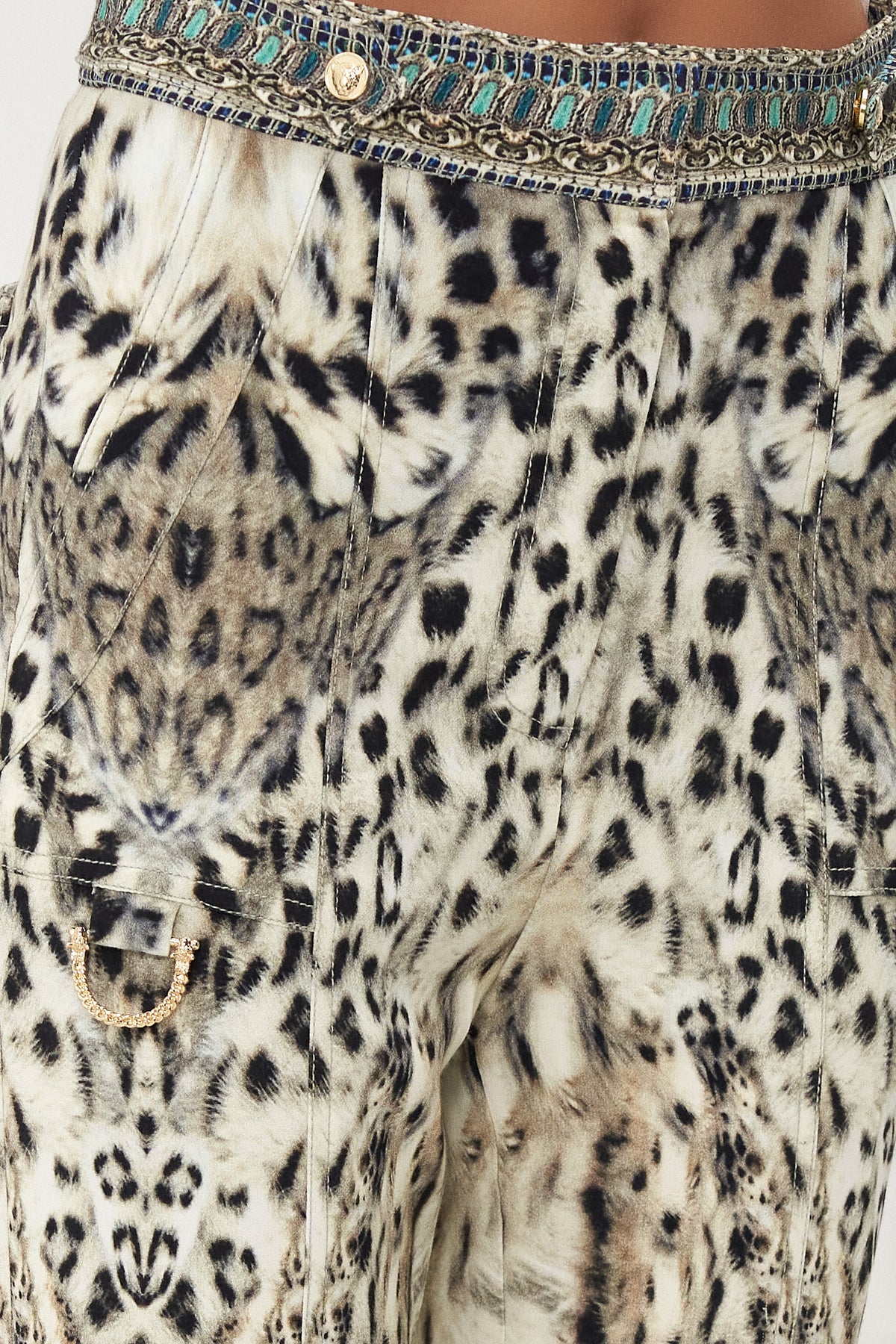 FLARE WITH D-RING DETAIL SNOW WHISPERS