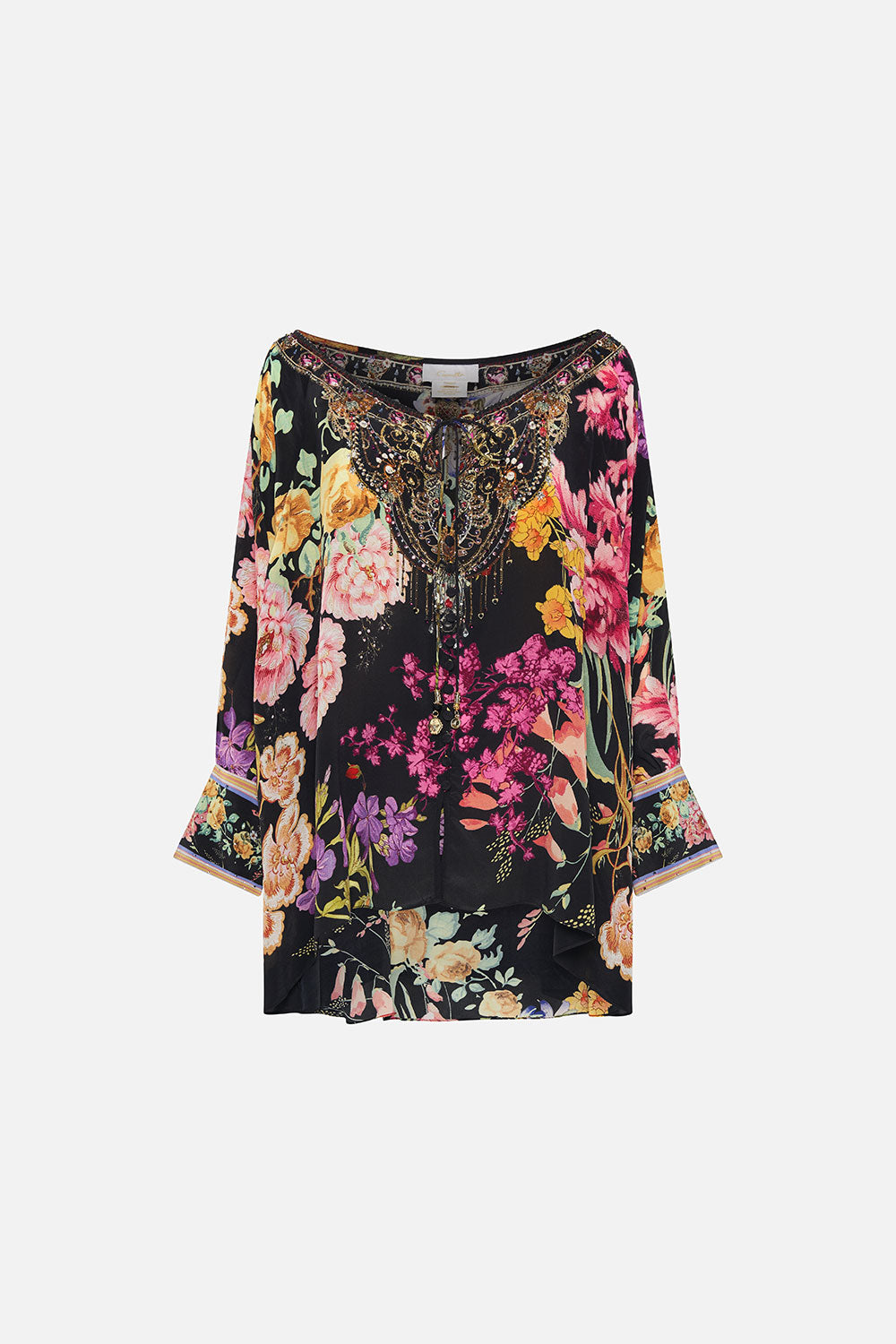 RAGLAN SLEEVE BUTTON UP TOP LIBERTINE LADY