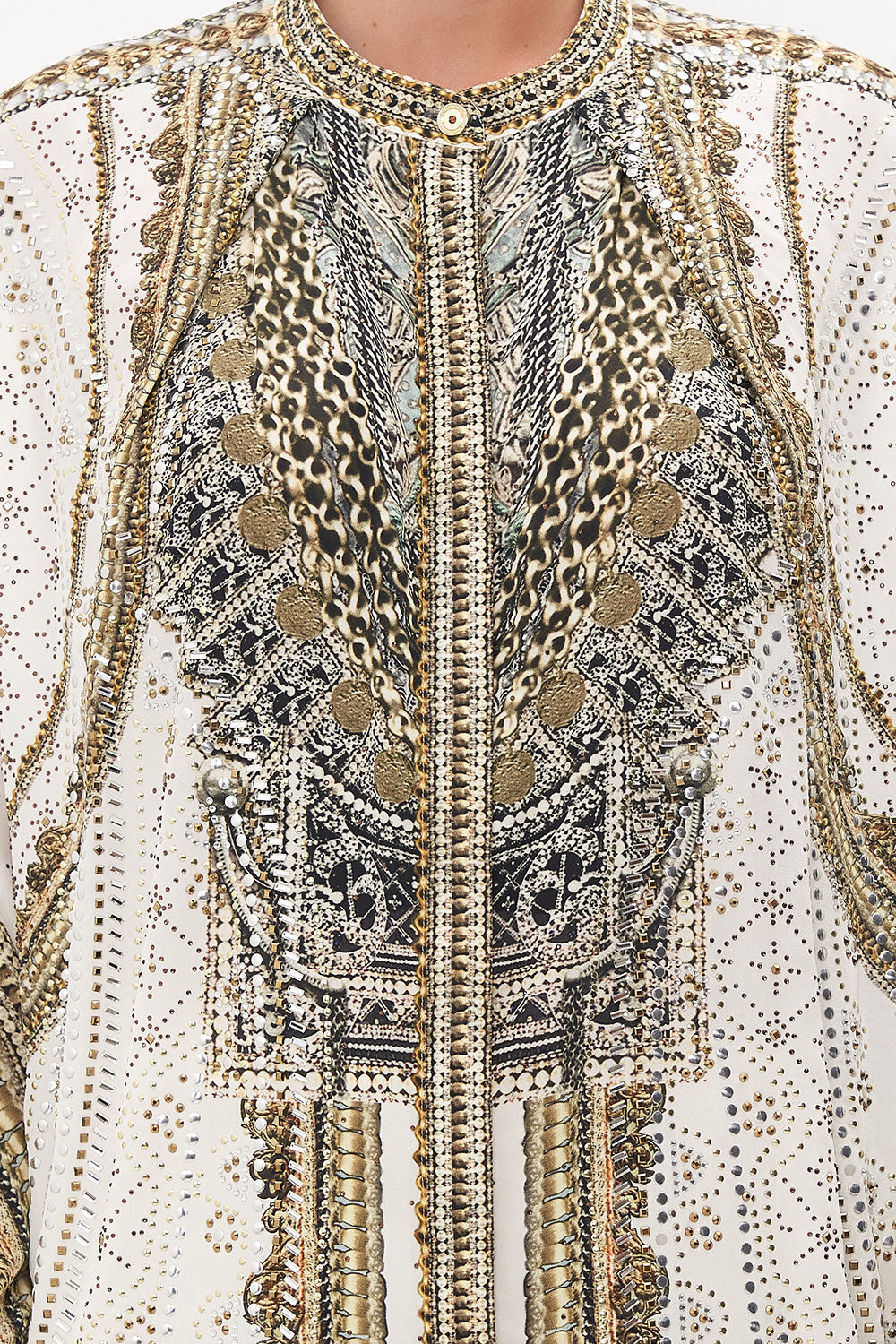 SHIRT WITH SIDE BUTTONS LUXE ESPIRITU