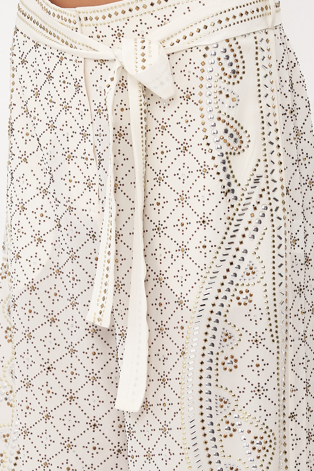 PAPERBAG WAIST WIDE LEG PANT LUXE ESPIRITU