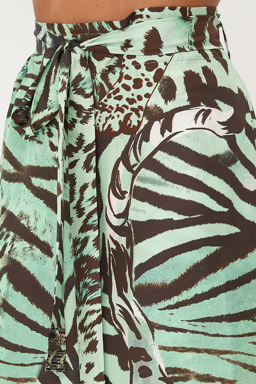 Paperbag Waist Wide Leg Pant, Leopard Lore | CAMILLA AU – CAMILLA