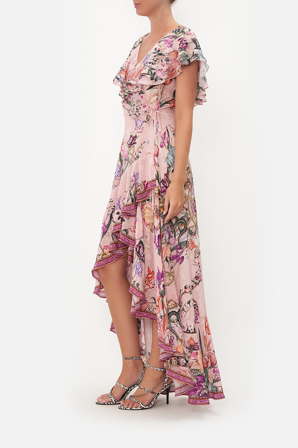 FRILL SLEEVE LONG DRESS MAD AS A SNAKE