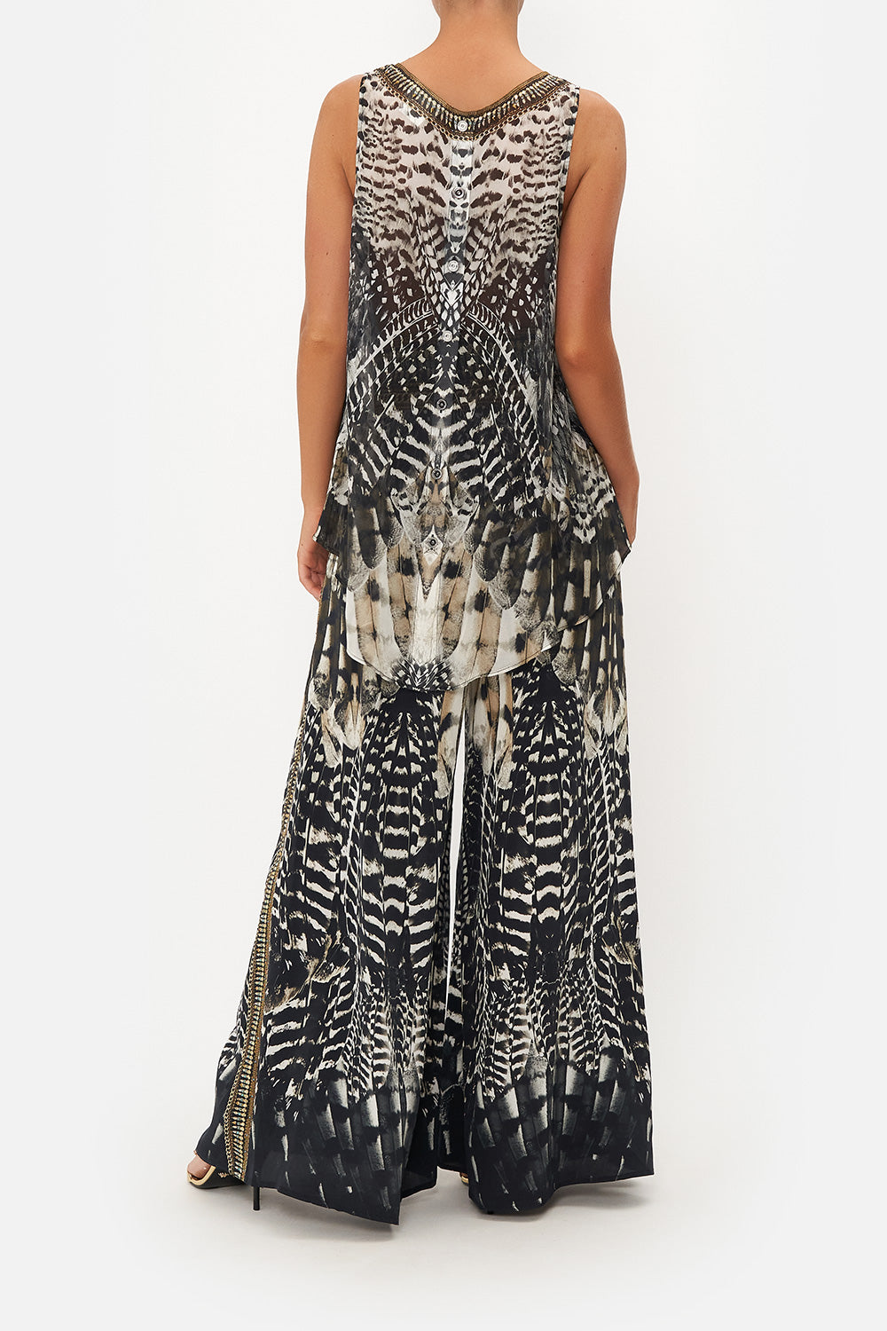 BUTTON BACK TOP NIGHT OWL