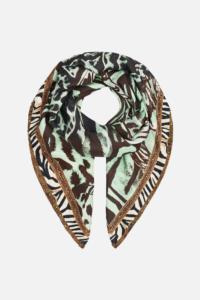 LARGE SQUARE SCARF LOST PARADISE main image 1
